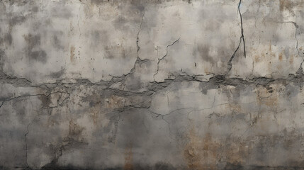 concrete texture background, broken, cracked, dirty, generated by AI