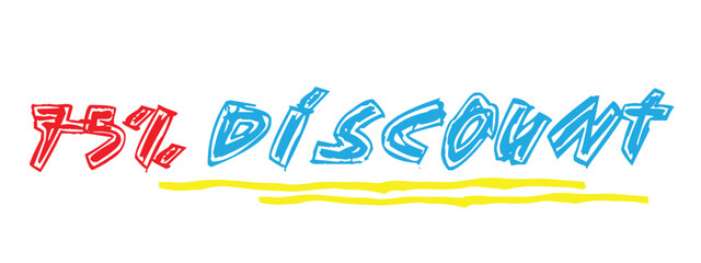Discount and sales vector art.