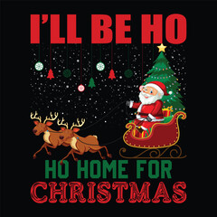 christmas tshirt design vector art