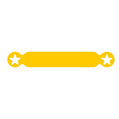 simple yellow title bar