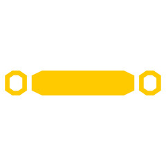 simple yellow title bar