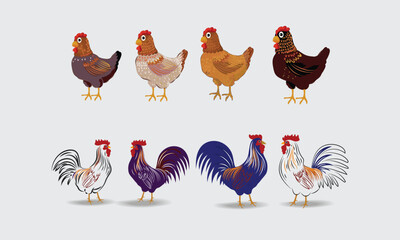 shicken Icons for your graphic resources