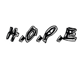 Famous words for printing on shirts and other merchandise. Isolated vector art without any background. Resizable vector.
