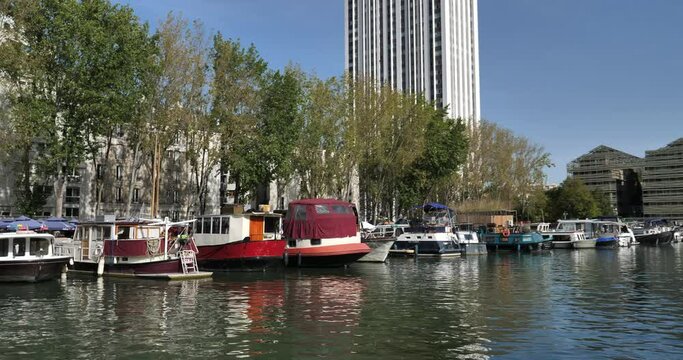 The Bassin dfe la Villette, Paris, France