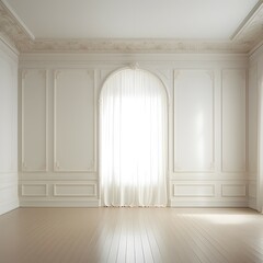 empty white room