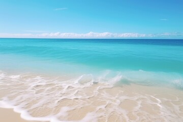 Wave Crashing on Beach