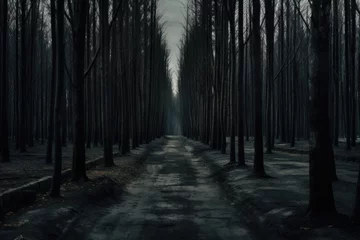  Dark Forest Dirt Road © Ева Поликарпова