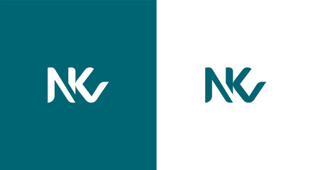 NKV letter logo design vector template. N and KV icon design, NKV icon Brand identity Design Monogram Logo
