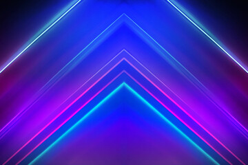 Colorful simple smoth neon light background with a blue and purple photo wallpaper