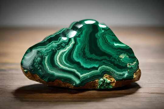 Malachite Majesty: The Enigmatic Green Swirls of Earth’s Artistry