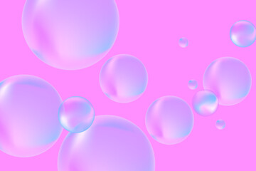Modern realistic water bubbles, great design for any purposes.