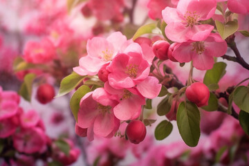 pink and white flowers