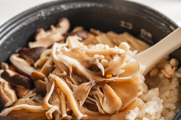 きのこの炊き込みご飯