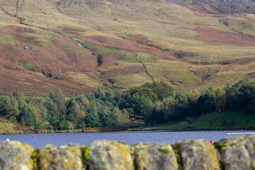 Fototapeta premium Dovestones Reservoir, Peak District,Saddleworth Moor