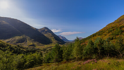 The beautiful mountains of Scotland