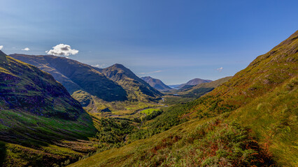 The beautiful mountains of Scotland