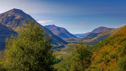 Foto auf Leinwand The beautiful mountains of Scotland © Rene