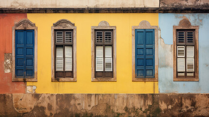 Naklejka premium janelas minimalistas de minas gerais 