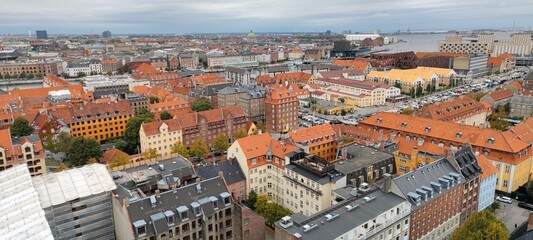 Fototapeta na wymiar Kopenhagen vom Turm aus