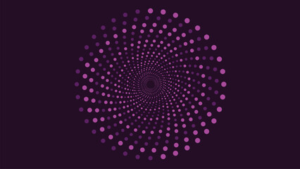 Abstract spiral background in purple