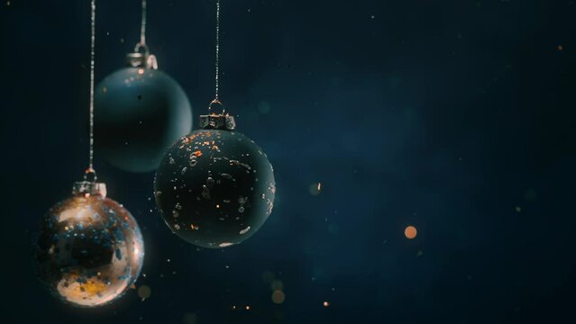 Christmas background with baubles,Christmas decoration