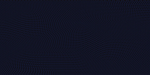 abstract hexagon dark blue background illustration