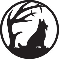 DOG METAL WALL DECOR ART LASER CUT FILE