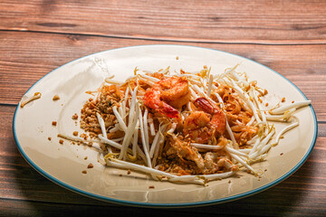 Pad thai - noodle with shrimps