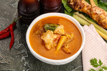 Thai traditional Tom Yum with chicken