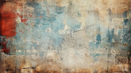 Produce a grunge abstract background that feels like it's been torn from an old journal.
