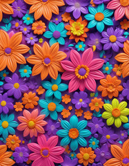 Fototapeta na wymiar background with patterns and texture of spring flowers