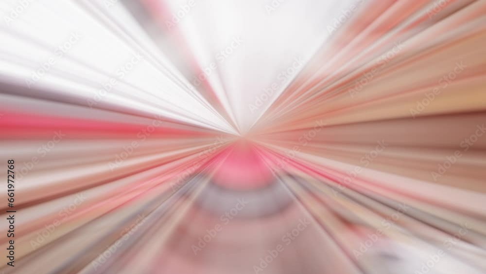 Poster abstract colorful soft background with rays animation.