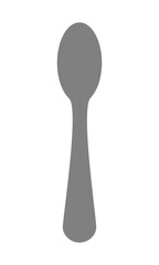 close up of a spoon vector
