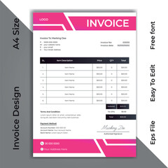 Invoice Design Template for Business 