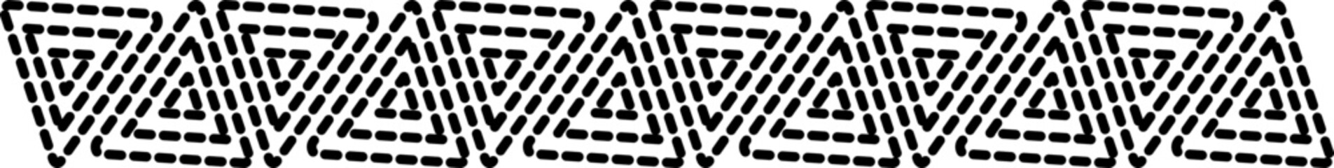 Triangle Border Frame Isolated Vector