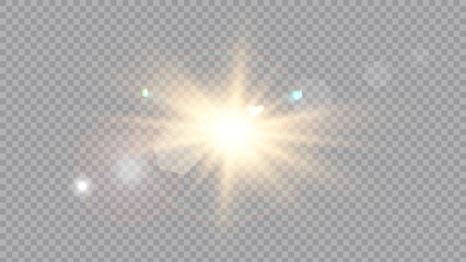 Vector transparent sunlight special lens flare light effect. Stock royalty free vector illustration. PNG	