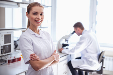 Obraz premium At the laboratory