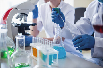 Fototapeta premium At the laboratory