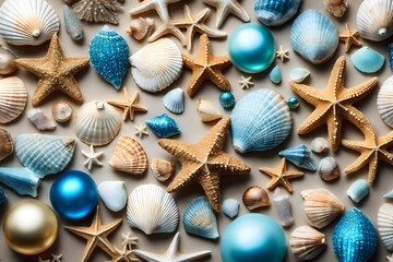 Coastal Christmas Seashell Decorations Bring the Beach to the Holidays