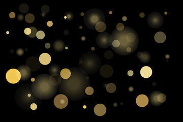 Gold glitter confetti, great design for any purpose. Party decor.