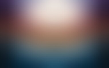 Obraz premium Dark brown green defocused symmetrical empty background with light top.