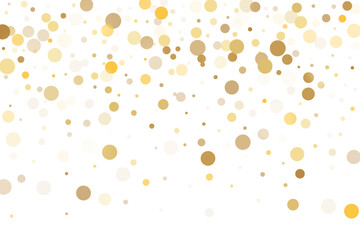 Gold glitter confetti, great design for any purpose. Party decor.