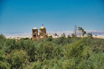 Fototapeta na wymiar Jordanian Journeys: From Monte Nebo to Bethany, Al-Karak, and Amman
