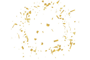 Flying shiny particles illustration. Decorative element. Luxury background for your design.