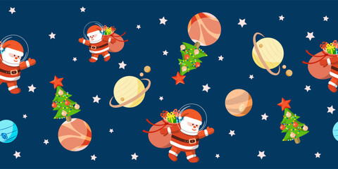 santa claus; space; christmas tree; character; presents; winter; seasons; children; astronaut; planets; Mars; stars; sky; template; book; winner; page; card; poster; wallpaper; stationery; stickers; b