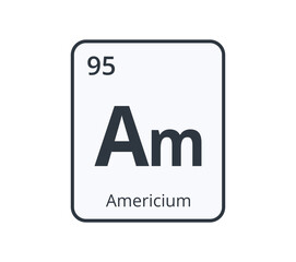 Americium Chemical Symbol.
