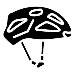 Cycling Helmet Icon Style