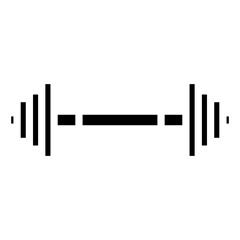 Weightlifting Barbell Icon Style