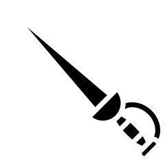Fencing Sword Icon Style