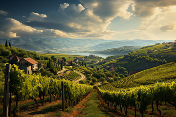 wine, vineyards, France, grapes, fields, grape field, wine, landscape, desktop wallpaper, wealth, travel